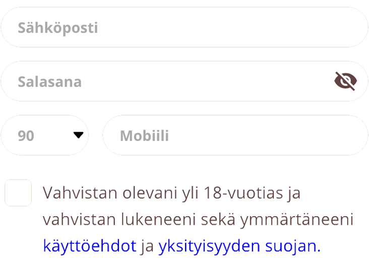 Rekisteröinti